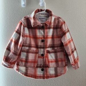 NWOT 4T Flannel sweater